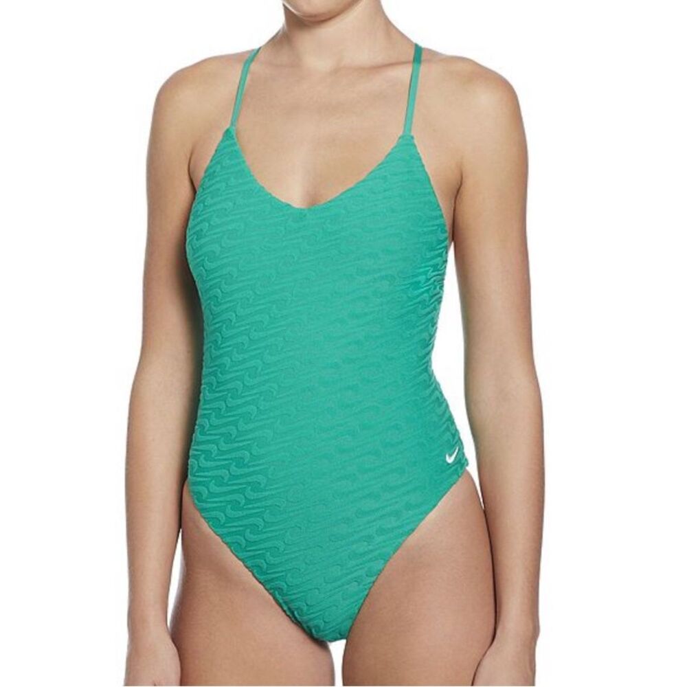 Nike Swoosh Link Y-back One-Piece Swimsuit-Size XL